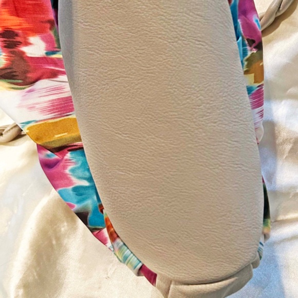 HOBO BAG, CALL IT SPRING, SOFT FABRIC, MULTICOLOUR, TOP ZIP, 3 SECTIONS WITH - Picture 3 of 11